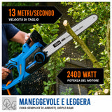 Herramienta de jardinería motosierra eléctrica Güde KS 405 EC