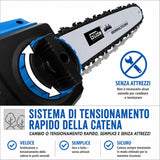 Herramienta de jardinería motosierra eléctrica Güde KS 405 EC