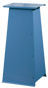 Basamento Modello B 1 in acciaio rinforzato, progettato per garantire stabilità e sicurezza durante l’utilizzo di macchinari industriali.