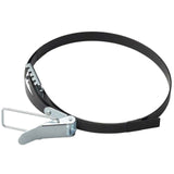 Fascetta di fissaggio Bernardo in acciaio zincato per il montaggio di filtri o sacchetti su aspiratori DC 230, DC 230 E e DC 250 CF, resistente e regolabile.