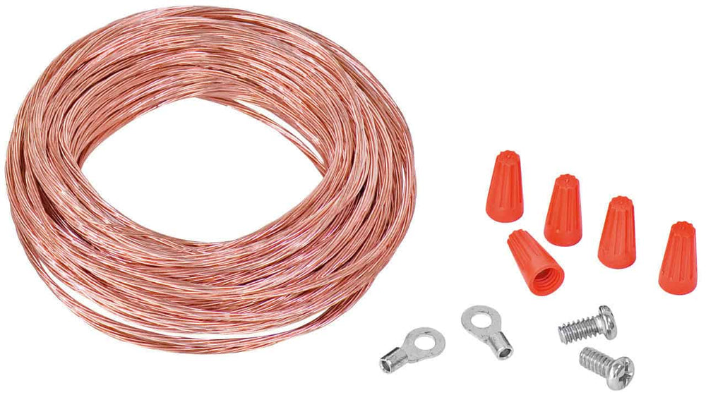 Kit di messa a terra Bernardo ES 1 per impianti di aspirazione, progettato per la scarica sicura delle cariche statiche e la prevenzione di incendi o esplosioni.
