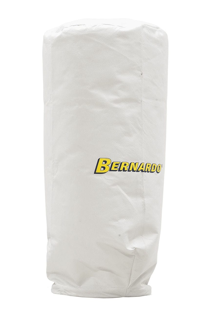 Sacchetto filtro Bernardo per aspiratore FT 302 N, in tessuto tecnico filtrante lavabile e riutilizzabile, ideale per la separazione efficiente di trucioli e polveri fini.