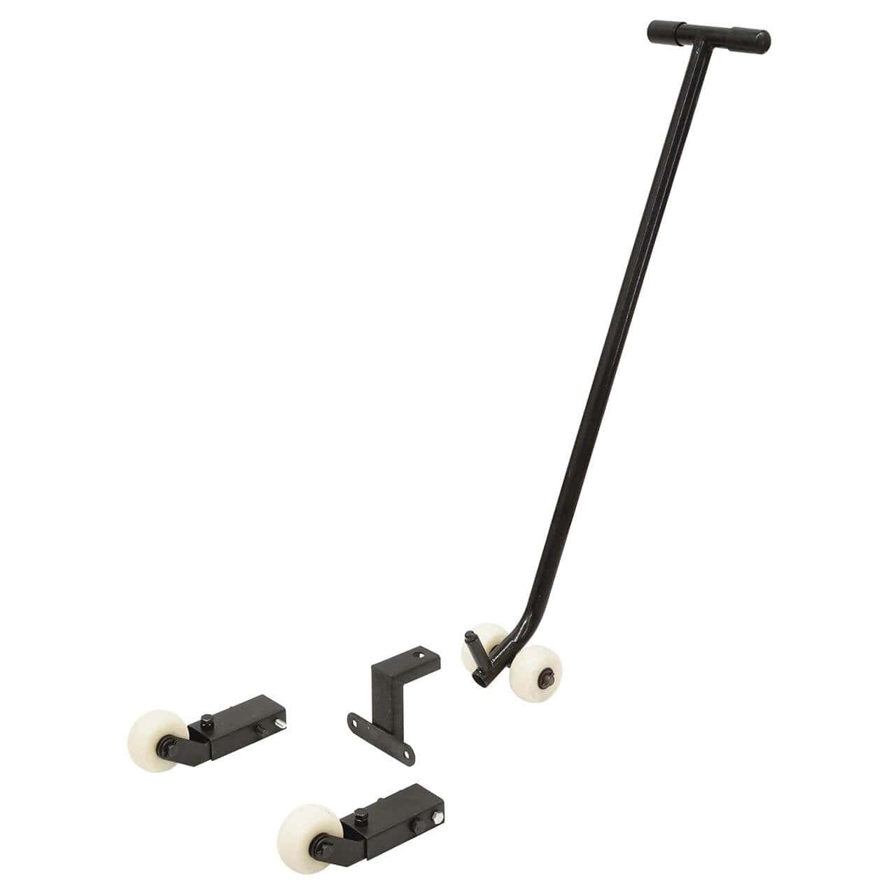 Carrello di trasporto Bernardo per CU 250 F, realizzato in acciaio verniciato con ruote girevoli e blocco di sicurezza, ideale per spostare facilmente la macchina combinata in officina.