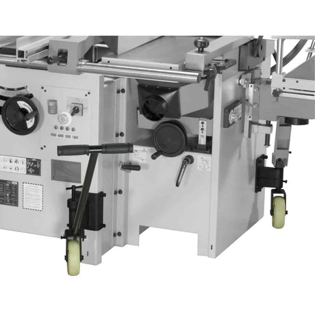 Carrello di trasporto Bernardo in acciaio verniciato, compatibile con CU 310 F, con ruote girevoli e blocco di sicurezza per facilitare lo spostamento della macchina.