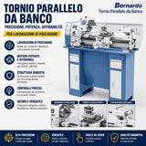 Torno Bernardo Profi 550 LZ / 230 V – compacto y preciso