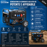 Generador Güde GSE 8701 RS - 7,8 kW 400 V
