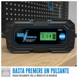 Caricabatterie automatico Güde GAB 12V/6V-4A