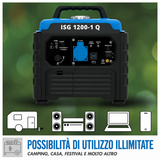 Generatore di corrente Guede di corrente inverter 1200 W ISG 1200-1 Q