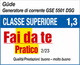 Generador de corriente Guede de corriente diesel 5000 W GSE 5501 DSG