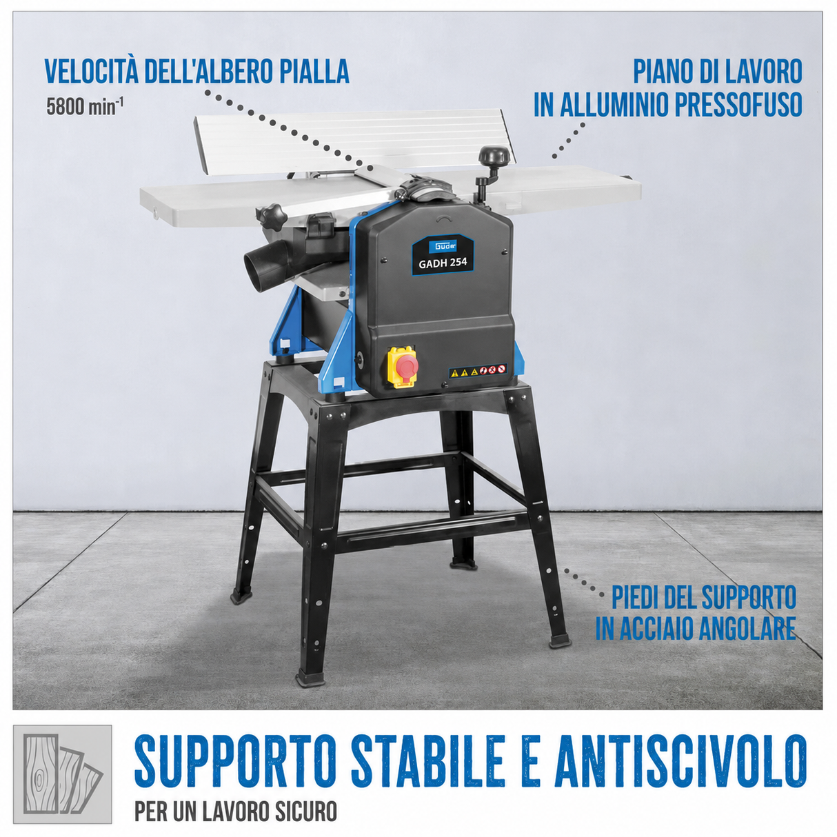 Pialla a filo e spessore Guede filo e spessore GADH 254