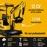 Güde Mini Escavatore GMB 860B