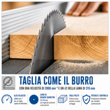 Sierra de banco para madera Guede 230 V