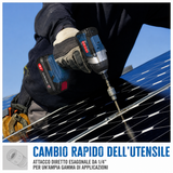 Herramienta eléctrica portátil Guede atornillador ad impulsos a batería BSS 18 1/4-0 BL