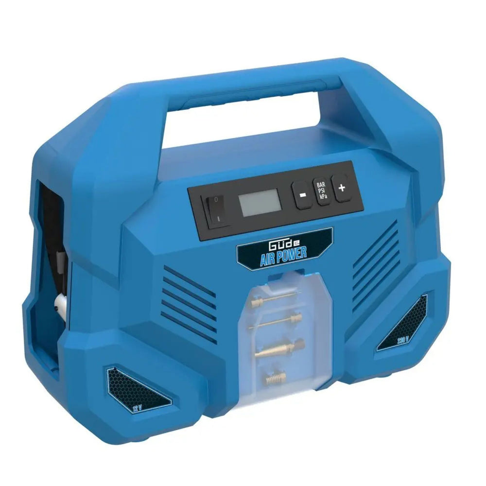 Cavo 12V auto 400 cm + cavo 230V casa 200V Güde Airpower