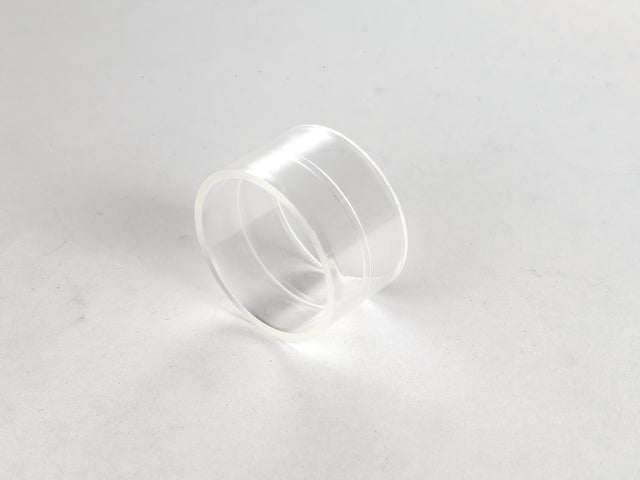 Connettore trasparente da 2,5 pollici per collegare tubazioni di aspirazione e controllare visivamente il flusso d’aria.