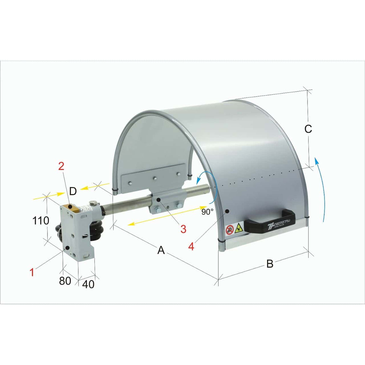 Dispositivi di protezione per torni PTO 03/400