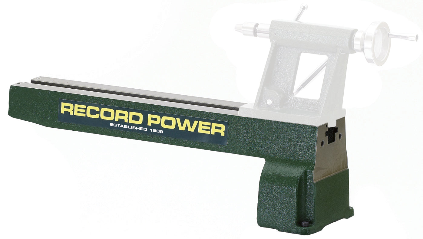 Estensione banco DML305/E per torni Record Power DML305 e DML305-VS, ideale per aumentare la capacità di tornitura.