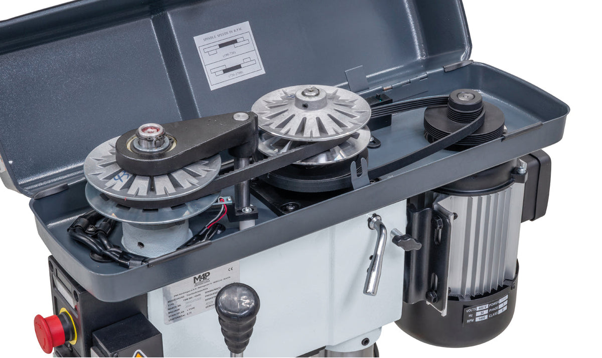 Trapano da banco Vario TBM 380 - 16 VRL / 400 V - trasmissione a cinghia