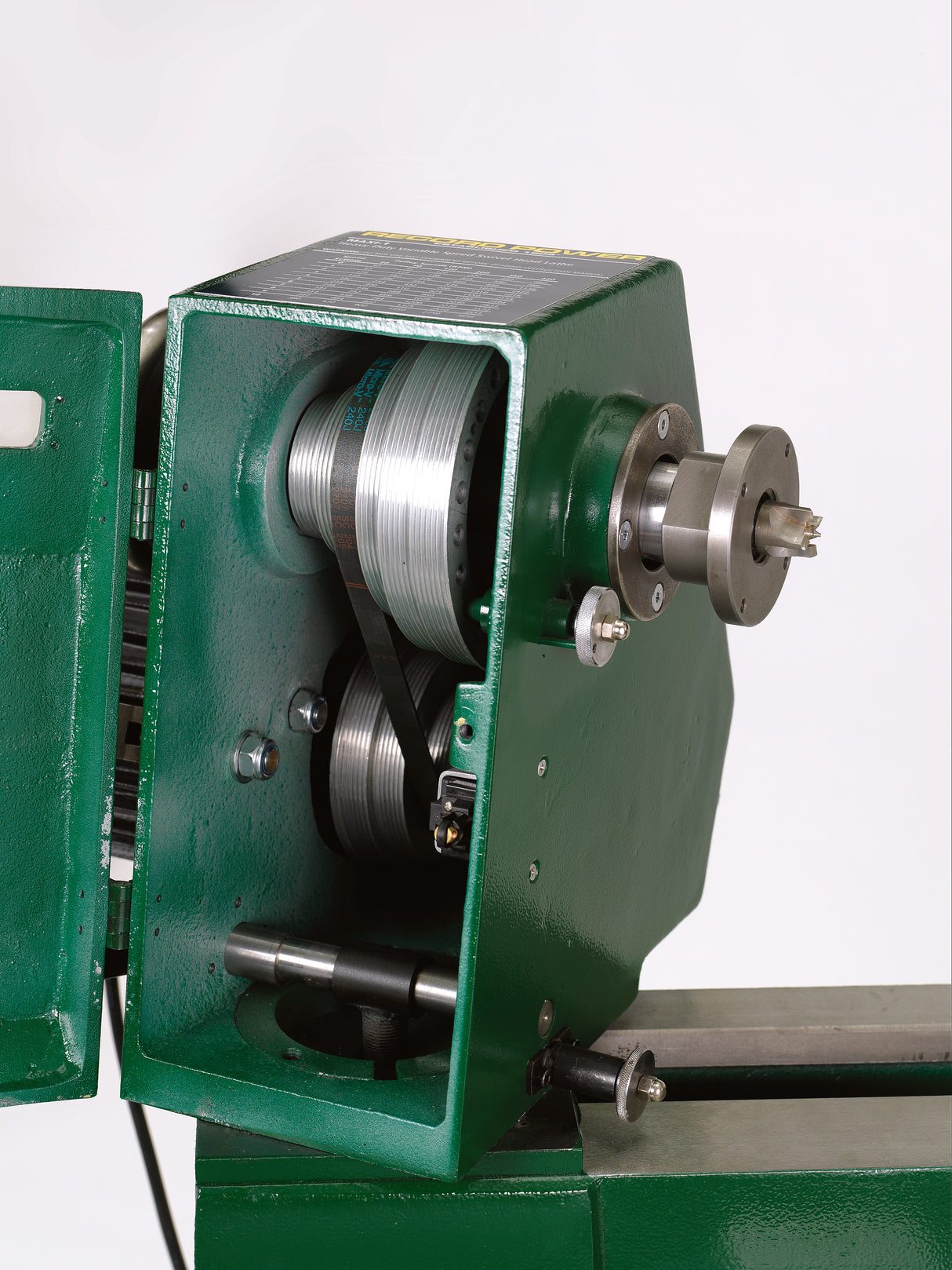 Torno para madera Record Power MAXI-1-M33 con cabezal giratorio