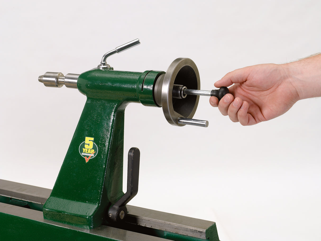 Torno para madera Record Power MAXI-1-M33 con cabezal giratorio