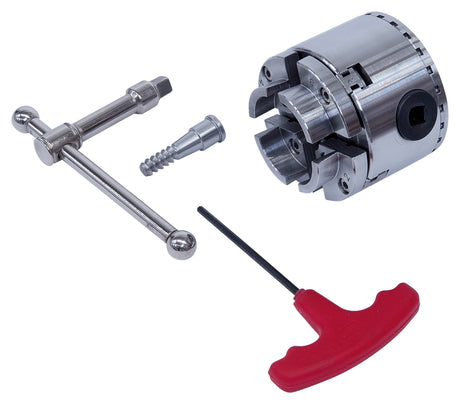 Mandrino M70 con griffe a coda di rondine tipo A, ideale per garantire serraggio sicuro e lavorazioni precise su tornio.