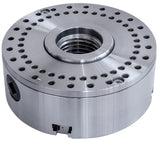 Piastra divisoria in acciaio compatibile con mandrino M 115, ideale per lavorazioni angolari precise su tornio.
