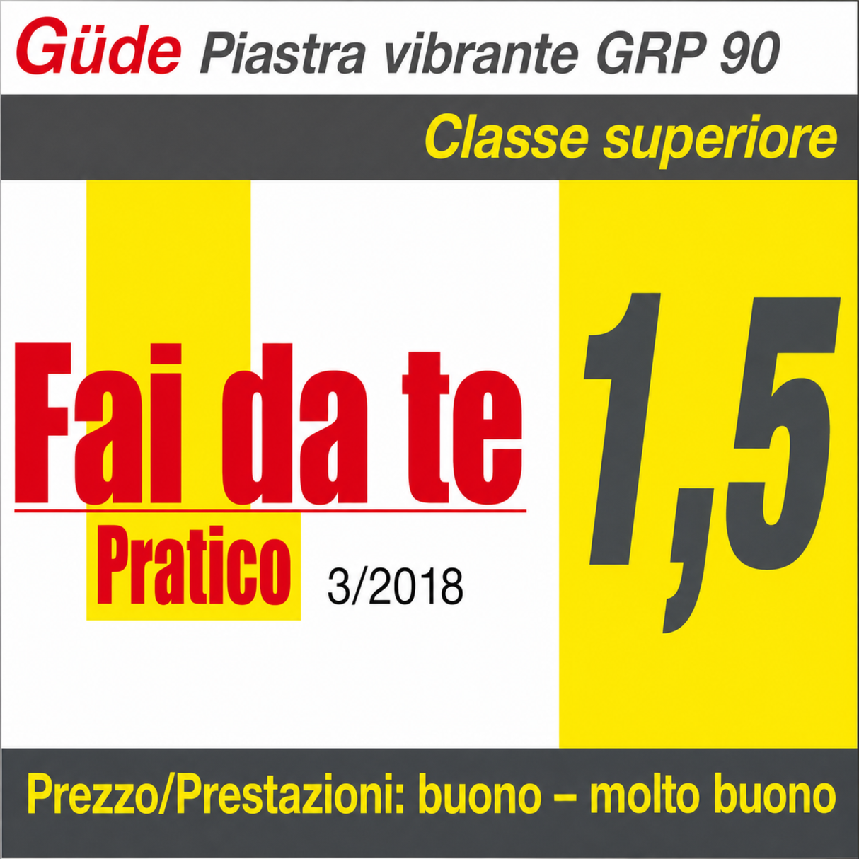 Attrezzatura edile Guede Piastra vibrante GRP 90