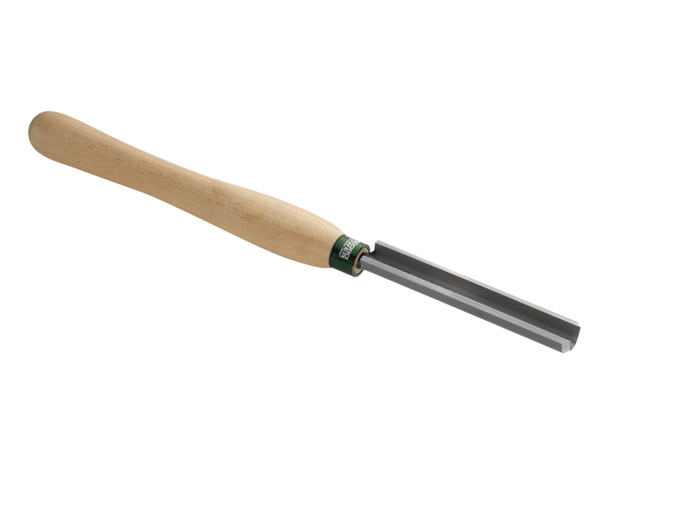 Sgorbia 19 mm Record Power ProComfort in HSS con impugnatura ergonomica, ideale per sgrossare rapidamente il legno tra le punte.
