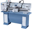Tornio Bernardo Hobby 910 G 230 Volt con mandrino da 160 mm, basamento incluso e avanzamenti automatici per lavorazioni di precisione.