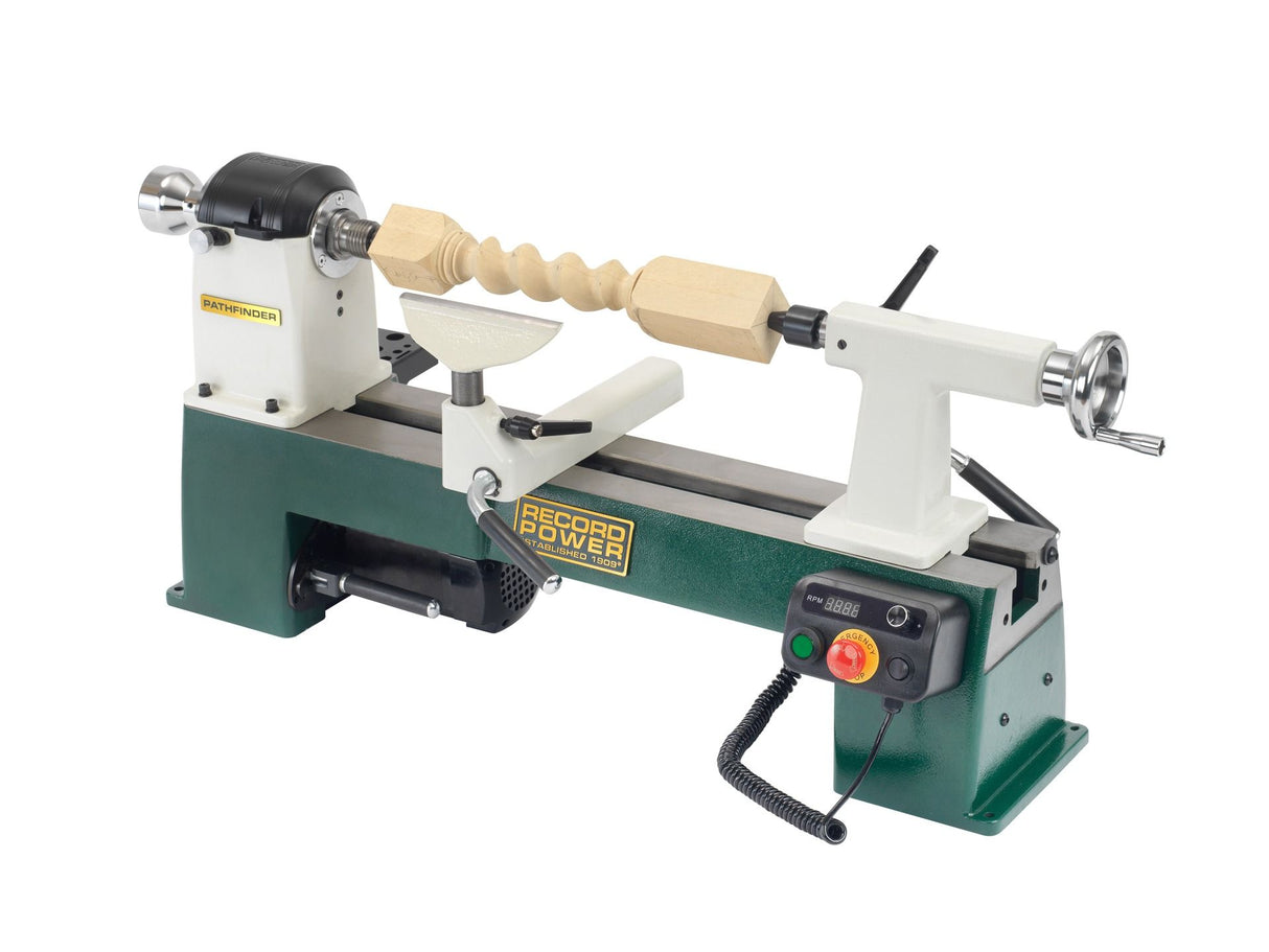 Combo Record Power Pathfinder – Tornio da Banco con Mandrino, Pinze e Estensione Letto