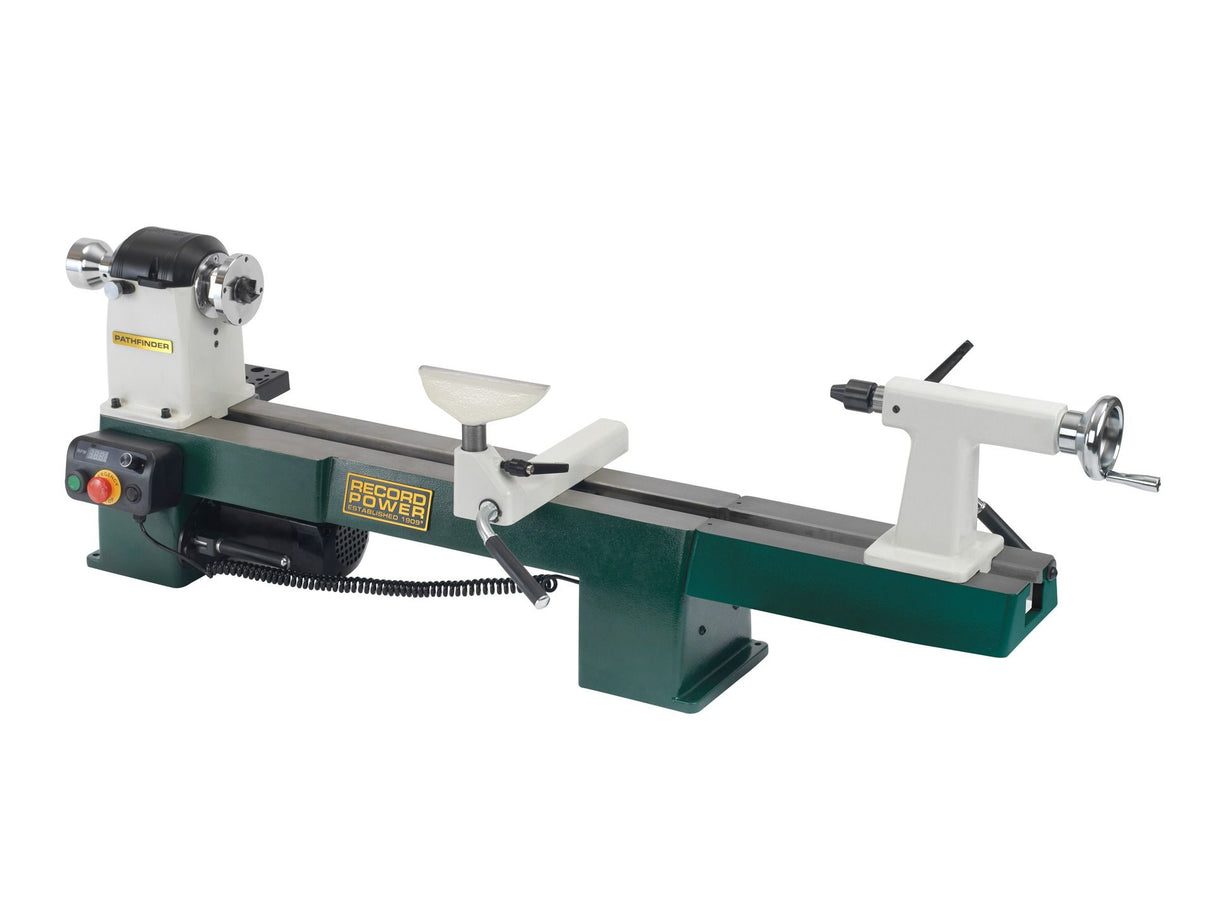 Combo Record Power Pathfinder – Tornio da Banco con Mandrino, Pinze e Estensione Letto