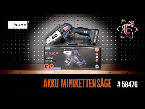 Mini motosega Güde MK 18-201-05 – Compatta con batteria 2 Ah
